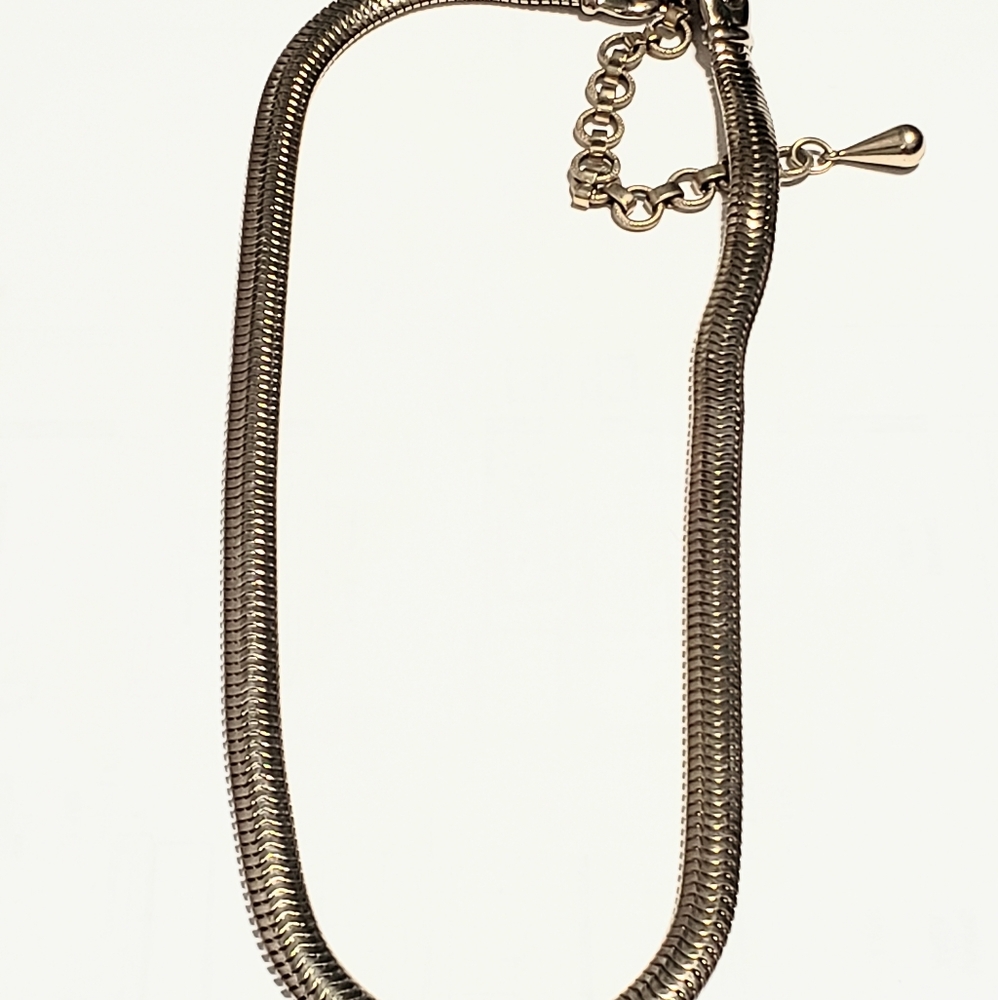 MONET Gold Tone Collar Necklace - Picture 5 of 7